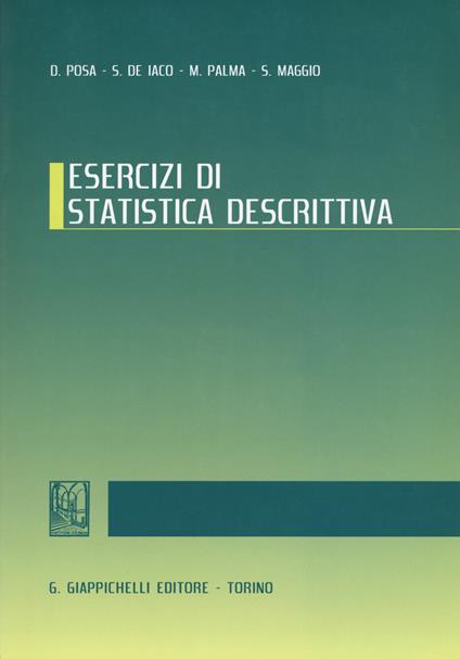 Esercizi di statistica descrittiva - copertina