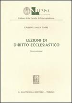 Lezioni di diritto ecclesiastico