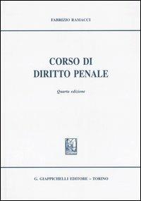 Corso di diritto penale - Fabrizio Ramacci - copertina