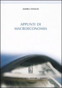 Appunti di macroeconomia - Andrea Fineschi - copertina