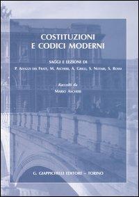 Costituzioni e codici moderni - copertina