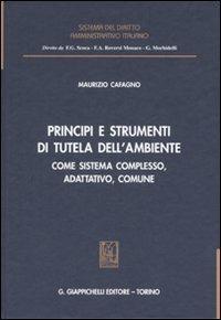 Principi e strumenti di tutela dell'ambiente. Come sistema complesso, adattativo, comune - Maurizio Cafagno - copertina
