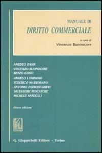 Manuale di diritto commerciale - copertina