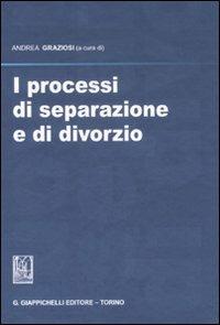 I processi di separazione e di divorzio - copertina