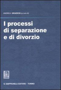 I processi di separazione e di divorzio - copertina