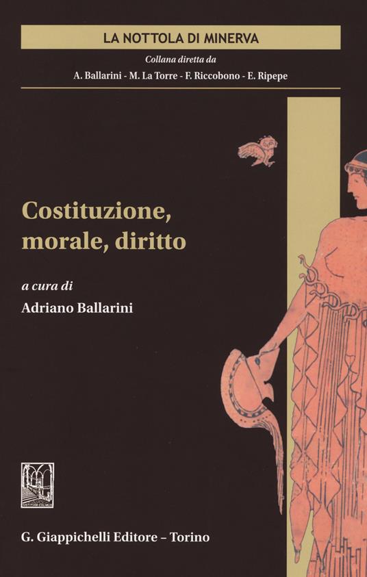 Costituzione, morale, diritto - copertina