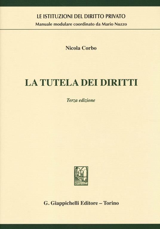 La tutela dei diritti - Nicola Corbo - copertina
