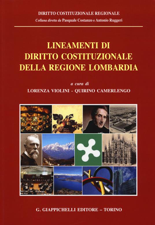 Lineamenti di diritto costituzionale della Regione Lombardia - copertina