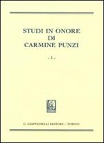 Studi in onore di Carmine Punzi