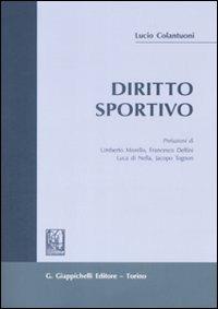 Diritto sportivo - Lucio Colantuoni - copertina