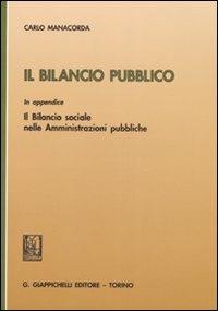 Il bilancio pubblico - Carlo Manacorda - copertina