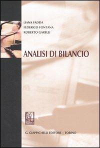 Analisi di bilancio - Liana Fadda,Federico Fontana,Roberto Garelli - copertina