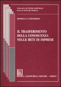 Il trasferimento della conoscenza nelle reti di imprese - Rossella Canestrino - copertina