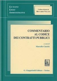 Commentario al codice dei contratti pubblici - copertina