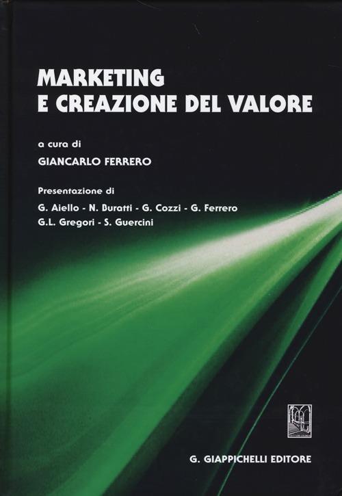 Marketing e creazione del valore - copertina