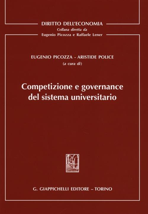 Competizione e governance del sistema universitario - copertina