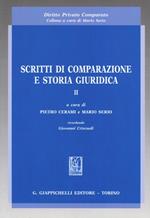 Scritti di comparazione e storia giuridica. Vol. 2