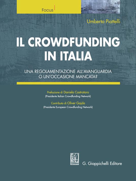Il crowdfunding in Italia - Umberto Piattelli - ebook