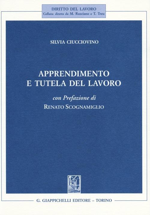 Apprendimento e tutela del lavoro - Silvia Ciucciovino - copertina