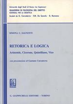 Retorica e logica. Aristotele, Cicerone, Quintiliano, Vico