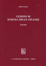 Lezioni di scienza delle finanze. Estratto