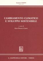 Cambiamento climatico e sviluppo sostenibile