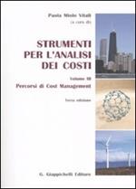 Strumenti per l'analisi dei costi. Vol. 3: Percorsi di cost management.