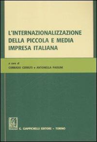 L'internazionalizzazione della piccola e media impresa italiana. Atti del Convegno di Aidea giovani (Macerata, gennaio 2008) - copertina