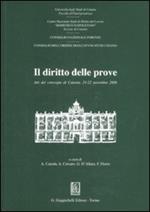 Il diritto delle prove. Atti del Convegno (Catania, 21-22 novembre 2008)