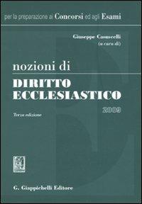 Nozioni di diritto ecclesiastico - copertina