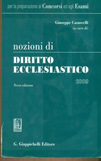 Nozioni di diritto ecclesiastico