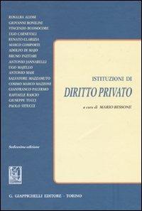Istituzioni di diritto privato - copertina