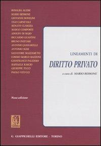 Lineamenti di diritto privato - copertina