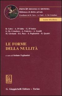 Le forme della nullità - copertina