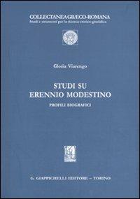 Studi su Erennio Modestino. Profili biografici - Gloria Viarengo - copertina