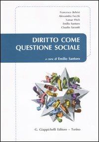 Diritto come questione sociale - copertina