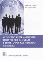 Il diritto internazionale: diritto per gli Stati e diritto per gli individui. Parti speciali