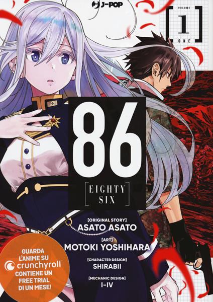 86 eighty six. Vol. 1 - Asato Asato - copertina
