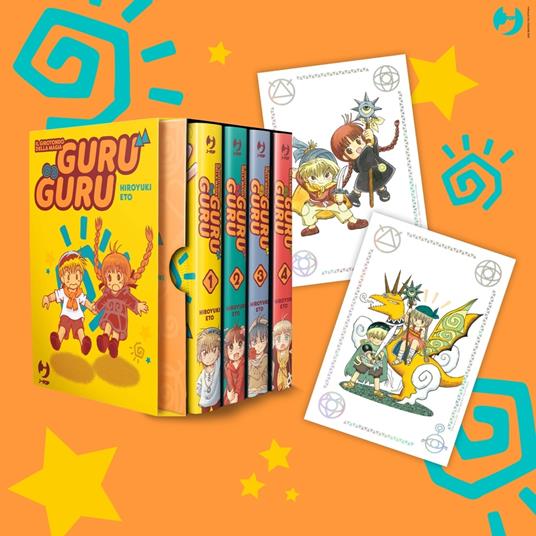 Guru guru. Il girotondo della magia. Box. Con gadget. Vol. 1-4 - Hiroyuki Eto - copertina