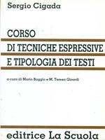 Corso di tecniche espressive e tipologia dei testi