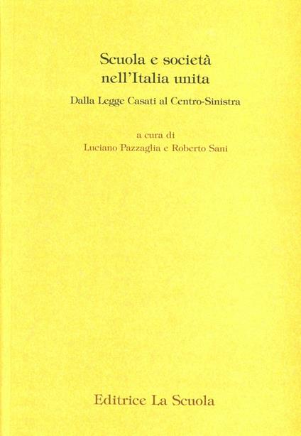 Scuola e società nell'Italia unita - copertina