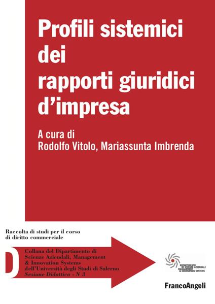 Profili sistemici dei rapporti giuridici d'impresa - copertina