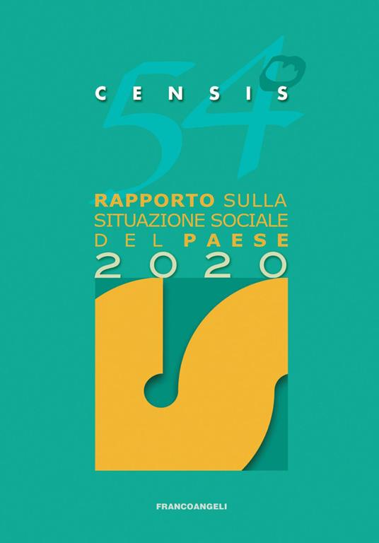 54º rapporto sulla situazione sociale del Paese 2020 - CENSIS - copertina