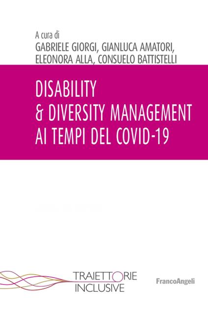 Disability & diversity. Management ai tempi del Covid-19 - copertina