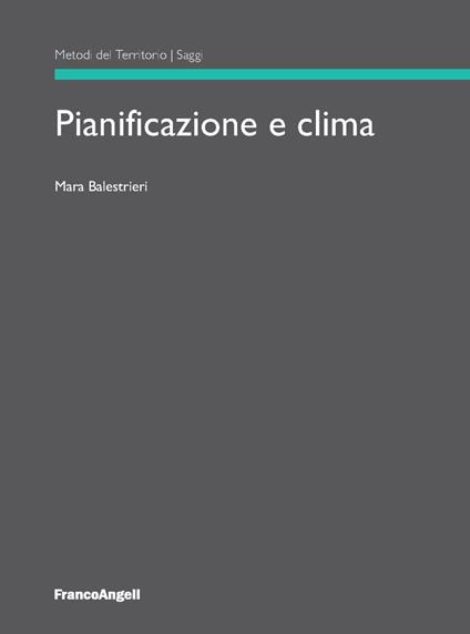 Pianificazione e clima - Mara Balestrieri - copertina