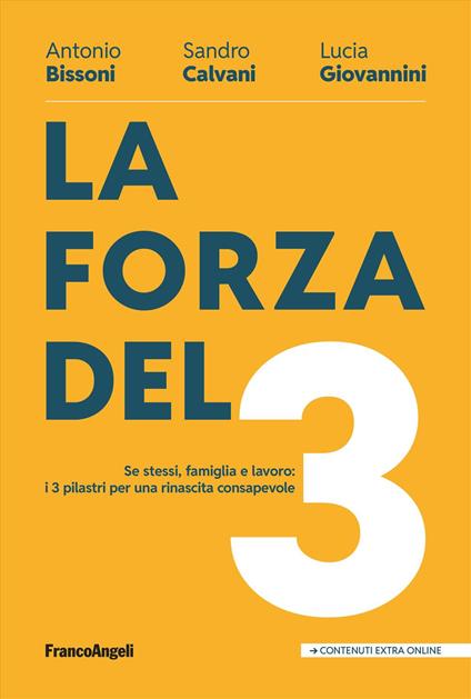 La forza del 3. Se stessi, famiglia e lavoro: i 3 pilastri per una rinascita consapevole - Antonio Bissoni,Sandro Calvani,Lucia Giovannini - copertina