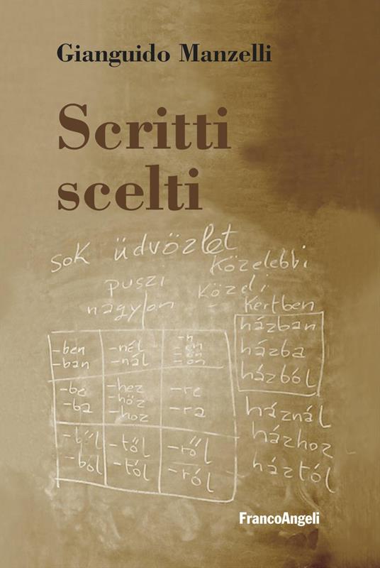 Scritti scelti - Gianguido Manzelli - copertina