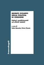 Recenti sviluppi nella politica di coesione