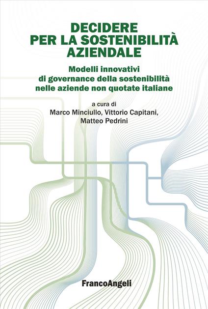 Decidere per la sostenibilità aziendale. Modelli innovativi di governance della sostenibilità nelle aziende non quotate italiane - copertina