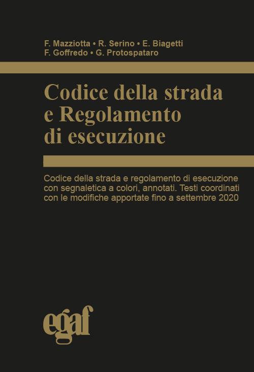 Codice della strada e regolamento di esecuzione - copertina